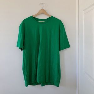 Oversized green shirt